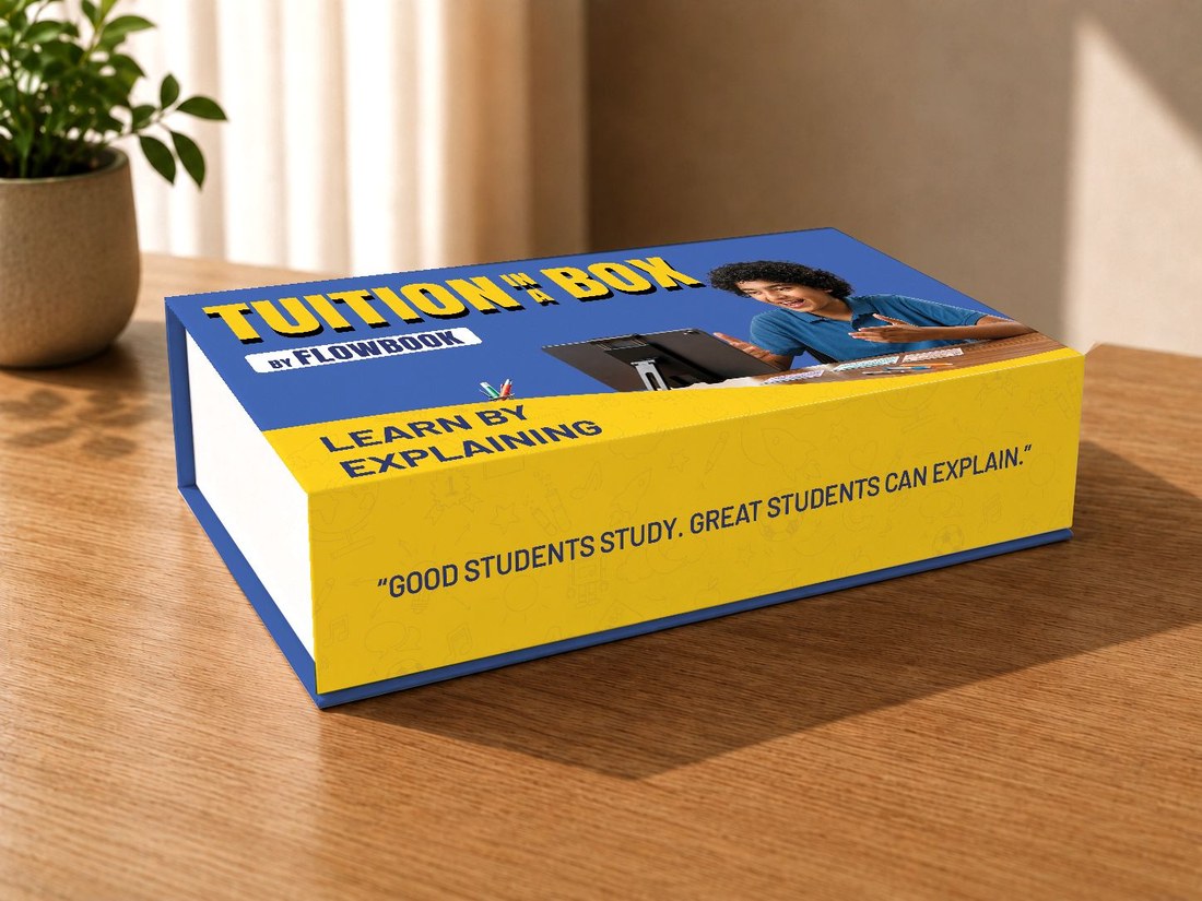 Tuition In A Box — spine view